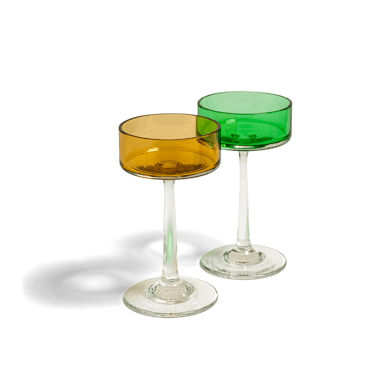 Handblown Coup Glass
