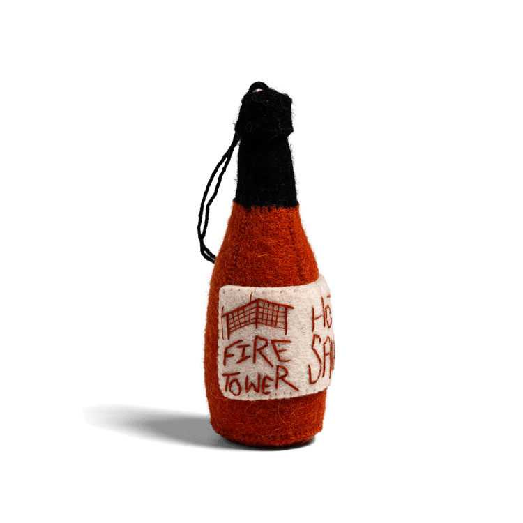 Firetower Hot Sauce Wool Ornament