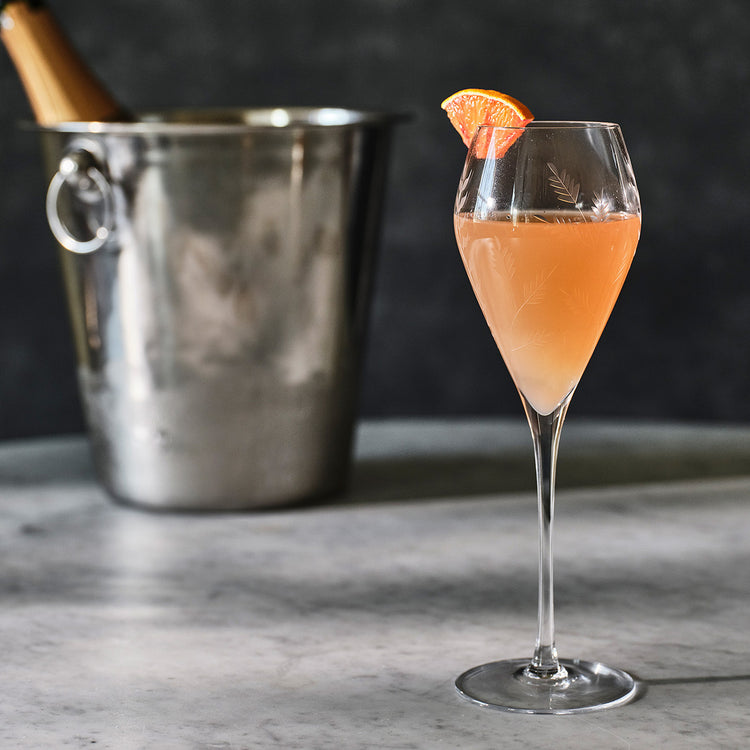 Daisy Champagne Glass