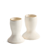 Gold Rimmed Egg Cup Set