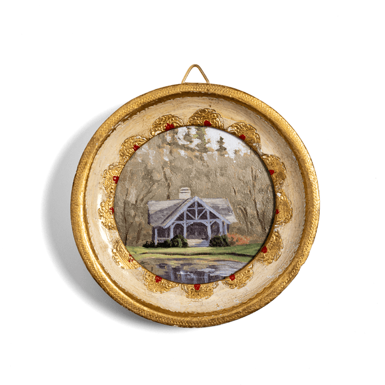 Antique Frame with Hand Painted Yallarhammer