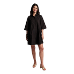 Frances Valentine Isla Shirt Dress Black