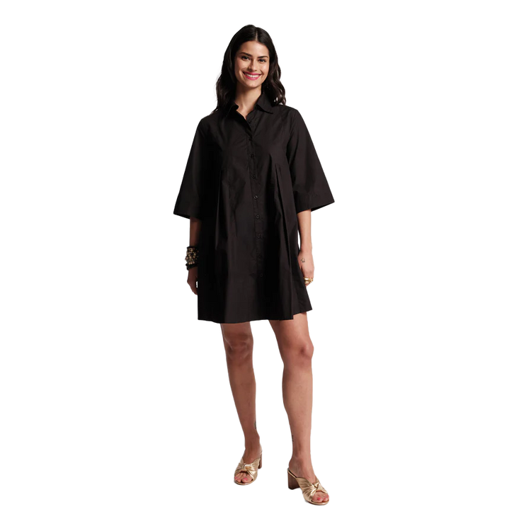 Frances Valentine Isla Shirt Dress Black
