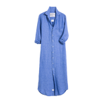 Frank & Eileen Maxi Shirt Dress Blue
