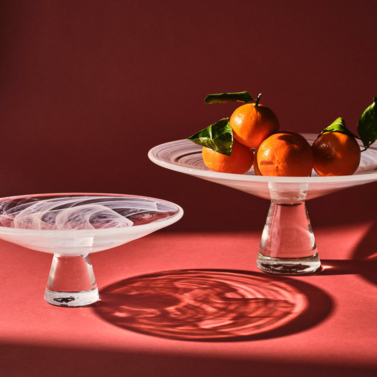 Glass Pedestal Bowl