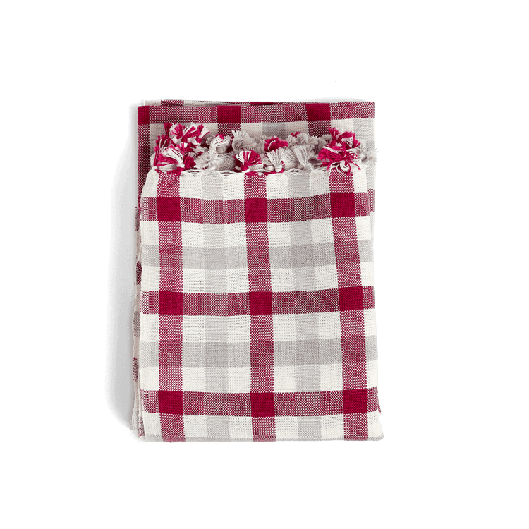 Holiday Gingham Tea Towel