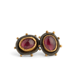 Pink Tourmaline Stud