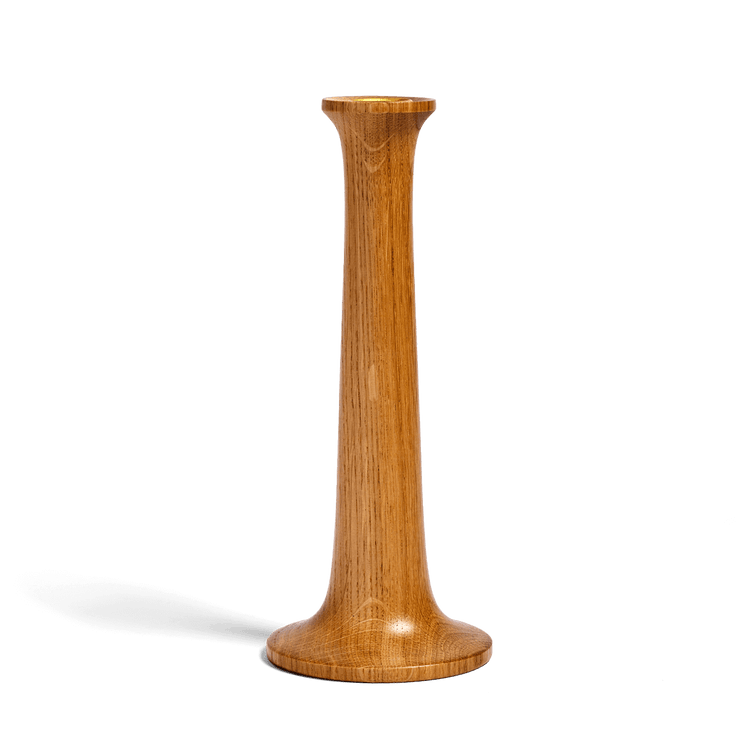 Simple Candle Holder Oak Large