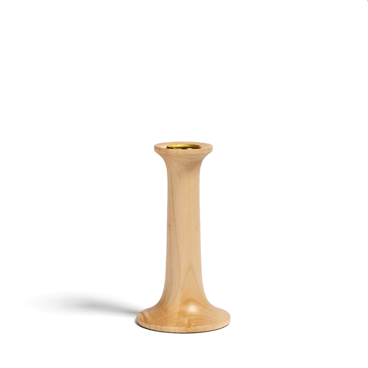 Simple Candle Holder Maple Small