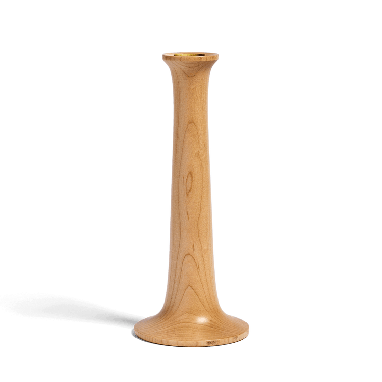 Simple Candle Holder Maple Large