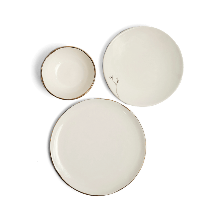Holiday Pottery Place Setting