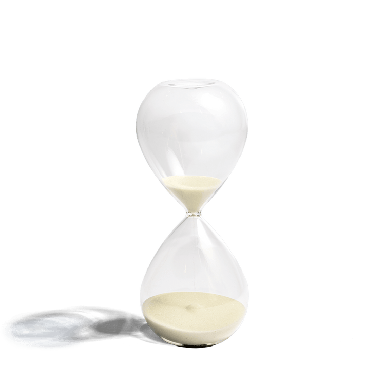 Handblown Hourglass