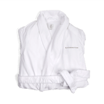 white in room robe
