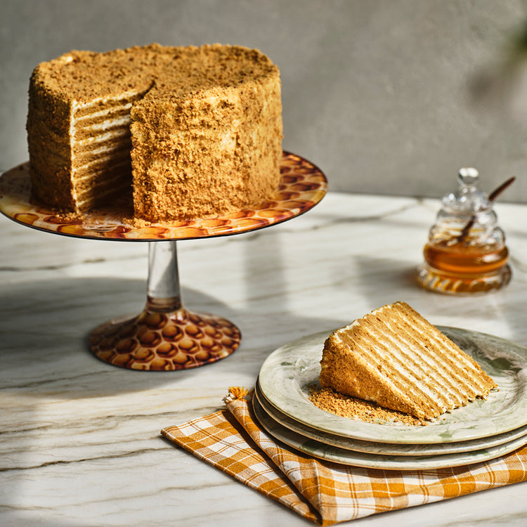 John Derian x BF Beehive Cake Pedestal