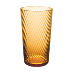 MATCH Amber Twist Highball Glass