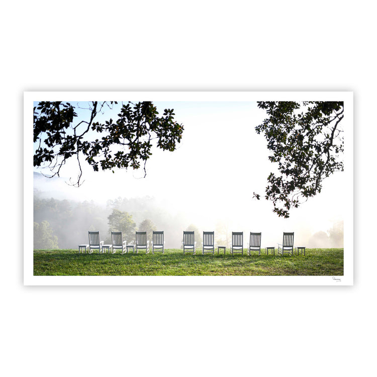 Bonjwing Lee Rocking Chair Numbered Print 36" x 64"