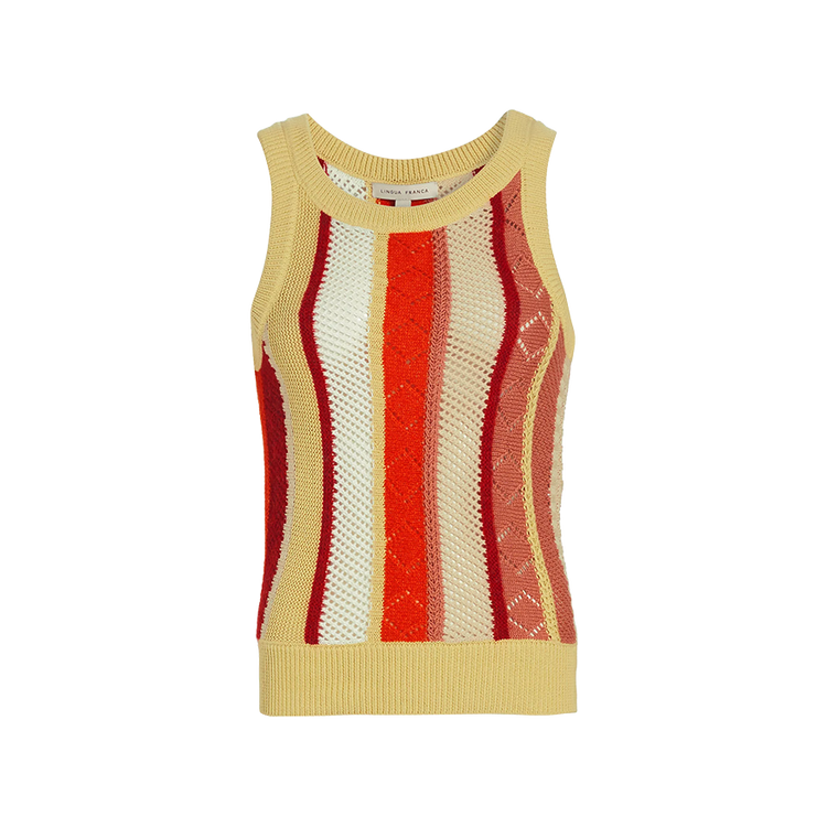 Lingua Franca Merrill Striped Knit Tank