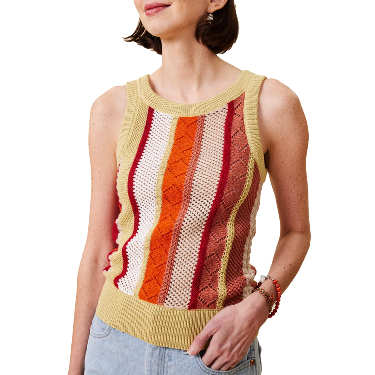 Lingua Franca Merrill Striped Knit Tank