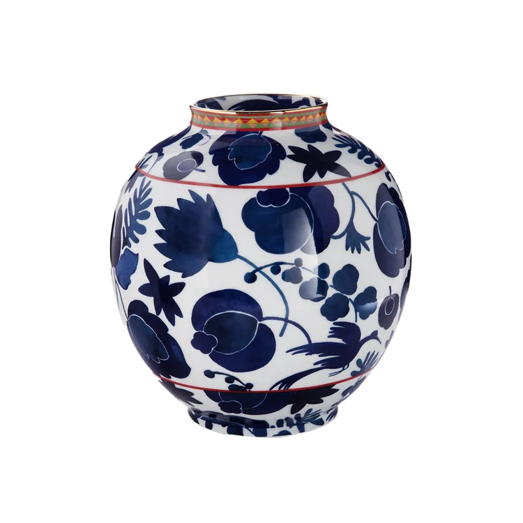 Wildbird Blue Bubble Vase