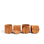Leather Napkin Ring Set