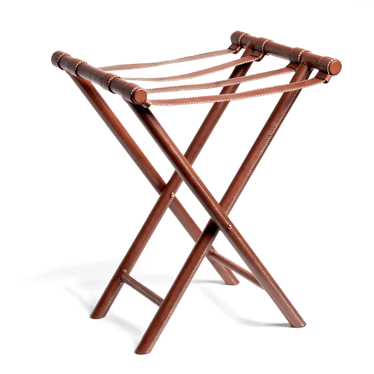 Leather Luggage Rack