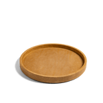 Small Leather Round Tray