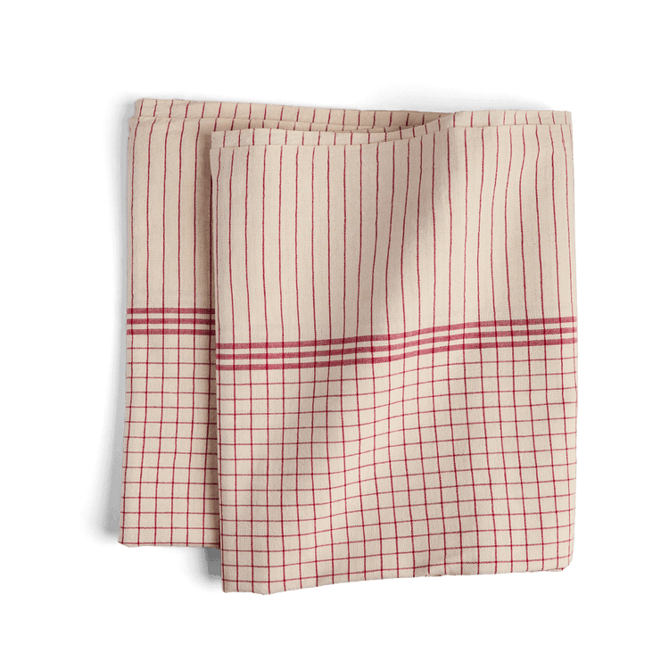 Red French Lattice Tablecloth