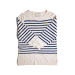 Blackberry Mountain Custom Cashmere Striped Boatneck Sweater