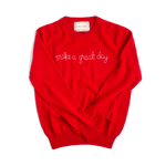 Make A Great Day Custom Cashmere Sweater