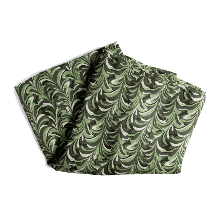 Marble Printed Linen Tablecloth
