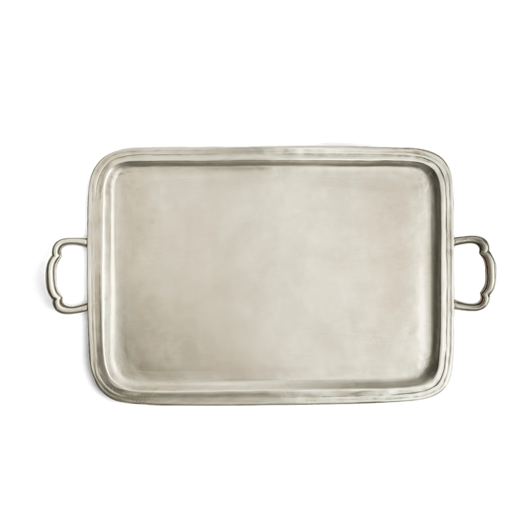 Large Pewter Serving Tray
