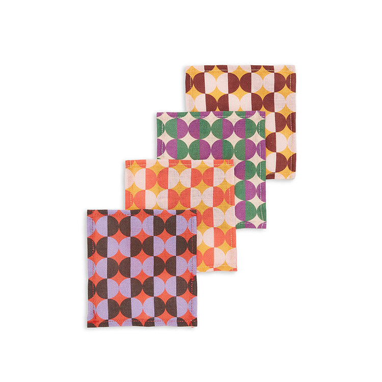 Napkin Set of 4 Mezzaluna
