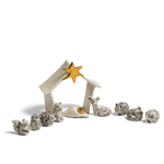 Hand-Thrown Ceramic Nativity Set