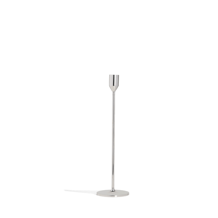 Silver Candlestick Holder - 14"