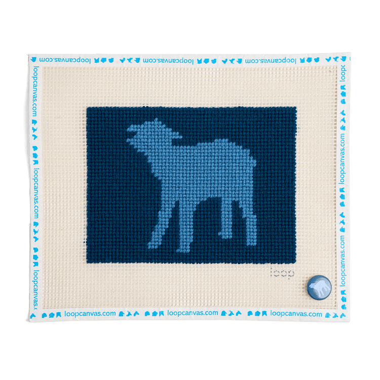 Large Canvas Needlepoint Kit - Sheep