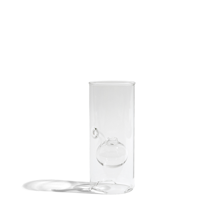Glass Oil Lamp - 9 inches