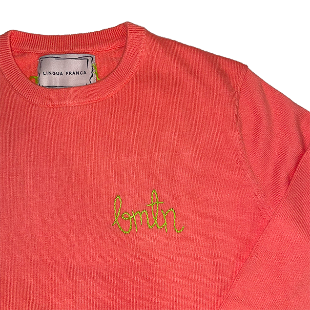 BMTN Custom Cashmere Sweater Papaya
