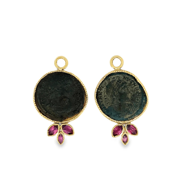 Roman Coin Earrings