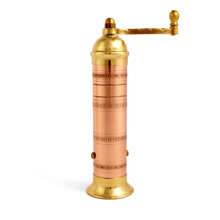 Copper and Brass Pepper Mill