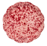 Pink Speckled Dinner Plate