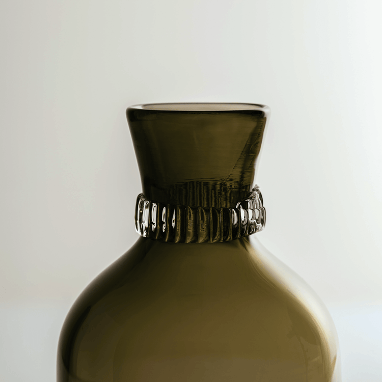 Blackberry Mountain Colored Three Sisters Decanter
