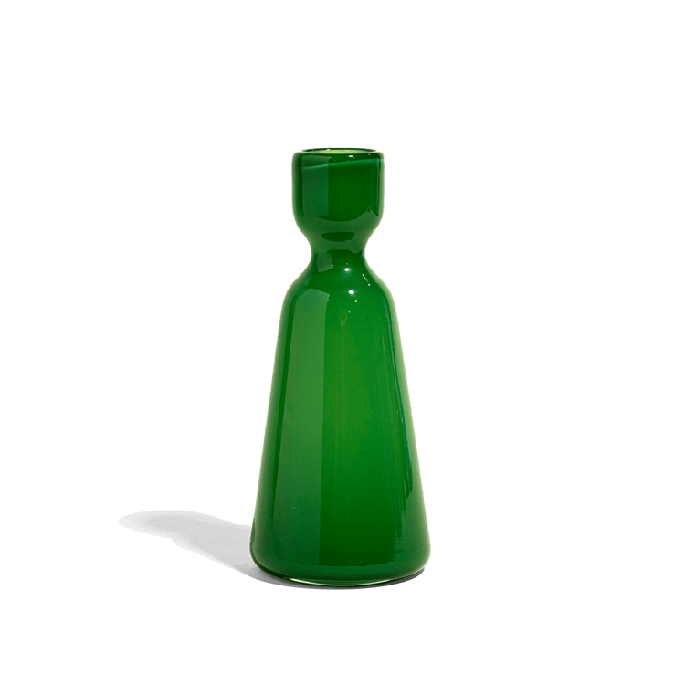 Opaque Colored Bud Vase British Racing Green