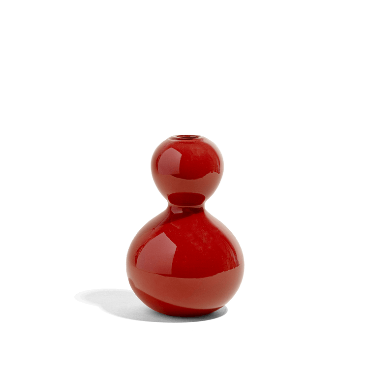 Opaque Colored Bud Vase Burnt Sienna