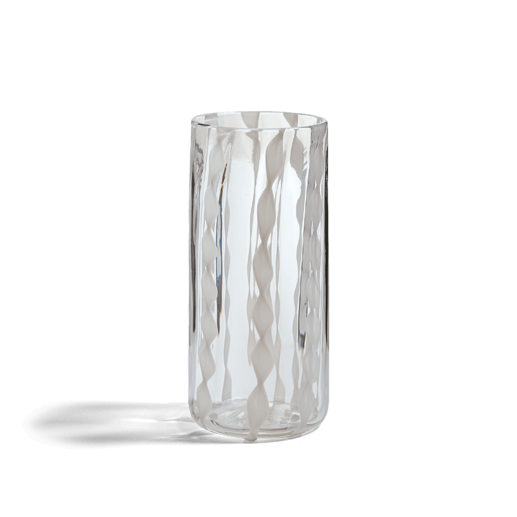 White Ribbon Highball Glass