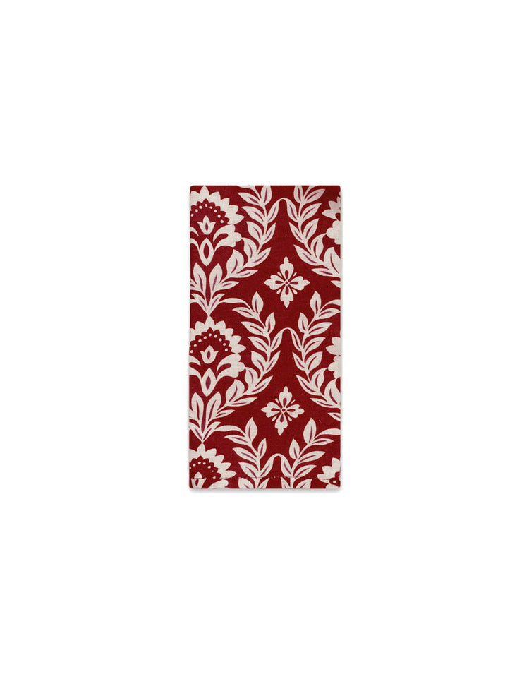 Red Garland Napkin Set of 6