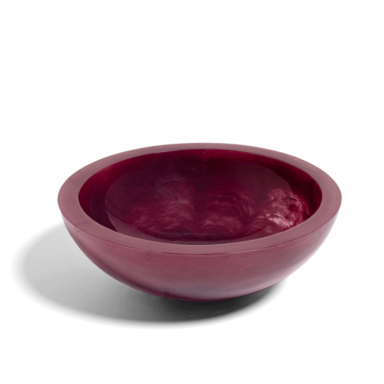 Plum Resin Bowl