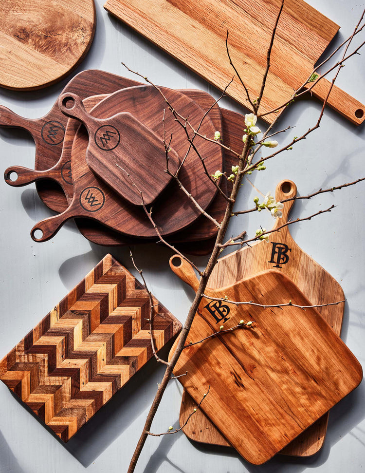 Double Handed Serving Board