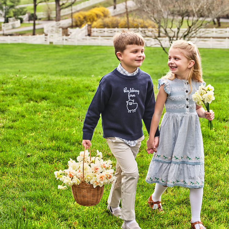 Blackberry Farm Child Cotton Sheep Sweater