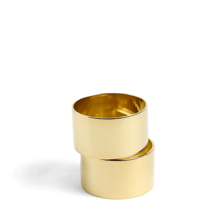 Brass Napkin Ring Set
