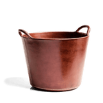 Large Leather Basket